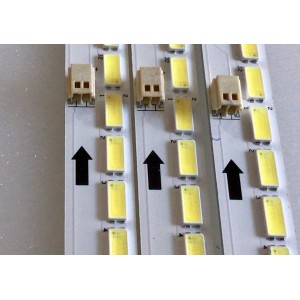 KIT DE LED'S PARA TV SHARP ((3 PIEZAS)) / NUMERO DE PARTE 5474ZZ / 2012SSP70 / SAMSUNG 2012SSP70_64_7030_REV0_120120 / 2012SSP70_64_7030_REV0_120120 / PANEL JE695D3GV10V / MODELOS LC-70SQ15U / LC-70EQ10U